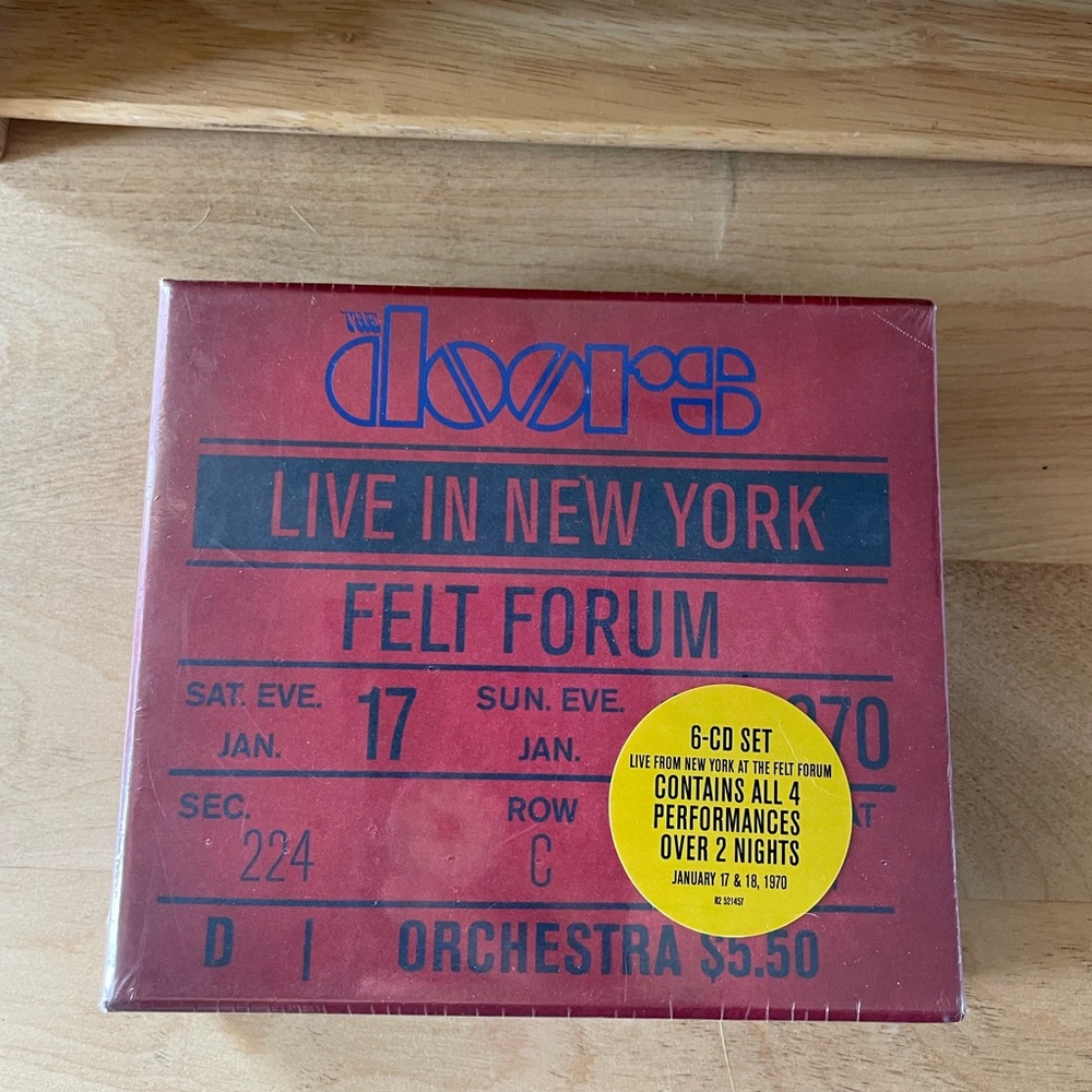 The Doors - Live in New York Felt Forum 1970, 6 CD Set